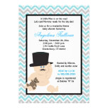 Invitation de baby shower de bébé de moustache invitations