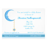 Invitation de baby shower de lune
