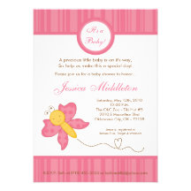 invitation de baby shower de papillon de rose du r