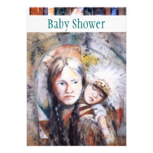 Invitation de baby shower de papoose de PMACarlson
