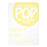 Invitation de baby shower de POP