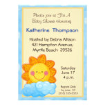 Invitation de baby shower de soleil