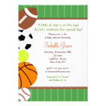 Invitation de baby shower de sport d'All Star