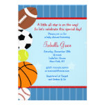Invitation de baby shower de sport d'All Star