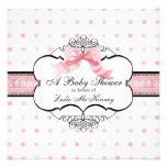 Invitation de baby shower - remous vs2 de point d'