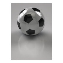Invitation de ballon de football