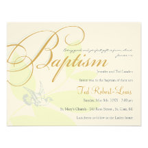 Invitation de baptême