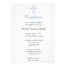 Invitation de baptême