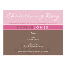 INVITATION DE BAPTÊME : : 1 simplement super Cartes Postales