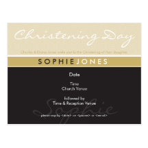 INVITATION DE BAPTÊME : : 3 simplement super Carte Postale