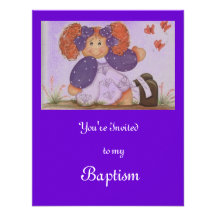 Invitation de baptême/Cristening