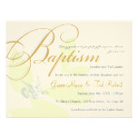 Invitation de baptême de jumeaux
