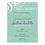INVITATION DE BAPTÊME : : mode 2 de concepteur Cartes Postales
