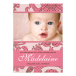 Invitation de baptême pour le bébé