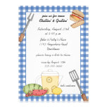 Invitation de barbecue d'été