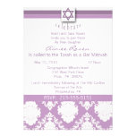 Invitation de bat mitzvah