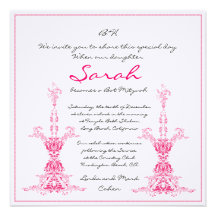 Invitation de bat mitzvah