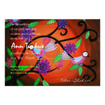 Invitation de bat mitzvah de barre