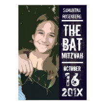 Invitation de bat mitzvah de groupe de rock