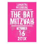 Invitation de bat mitzvah de groupe de rock dans l