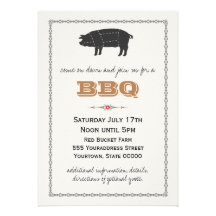 Invitation de BBQ