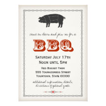 Invitation de BBQ