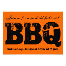 Invitation de BBQ