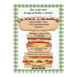 Invitation de BBQ de jardin