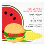 Invitation de BBQ d'heure d'été