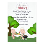 Invitation de BBQ Pigout