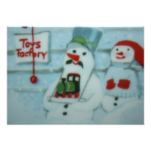 Invitation de bonhommes de neige