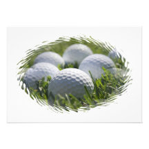 Invitation de boules de golf