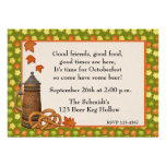 Invitation de bretzels d'Oktoberfest Stein