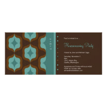 Invitation de chauffage de partie de rétro Chambre