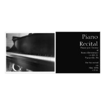 Invitation de clavier de piano