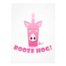 INVITATION DE COCKTAIL DE PORC DE BOISSONS ALCOOLI