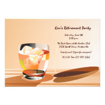 Invitation de cocktail et de cigare