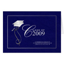 Invitation de commencement d'obtention du diplôme  carte de vœux