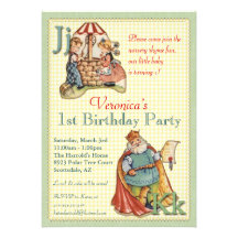 Invitation de comptine - dos de Mlle Muffet dessus