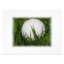 Invitation de conception de boule de golf