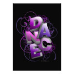 invitation de considérant de la danse 3D (été)