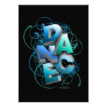 invitation de considérant de la danse 3D (ressort)