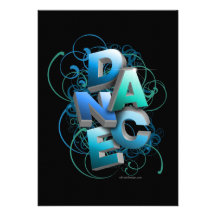 invitation de considérant de la danse 3D (ressort)
