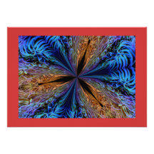 Invitation de corail de kaléidoscope