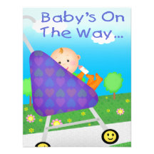 Invitation de coutume de baby shower