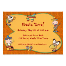Invitation de créatures de fiesta