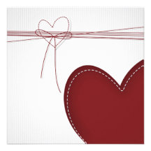 Invitation de deux coeurs