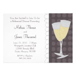 Invitation de dîner de répétition de mariage