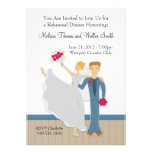 Invitation de dîner de répétition de mariage