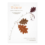 Invitation de dîner de thanksgiving de branche d'a